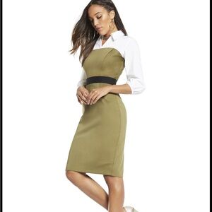 🔵 7th Avenue Studio New York & Company Body con Dress Size Medium